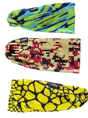 Sleefs Athletic Reversible Headband Lot - Mix